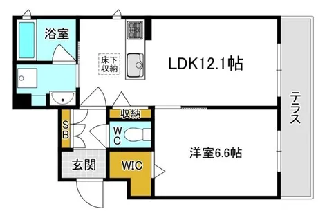 ことぶき【1階】の間取り