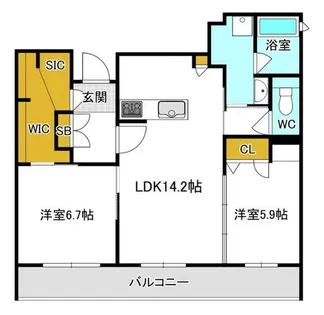 ことぶき【3階】の間取り