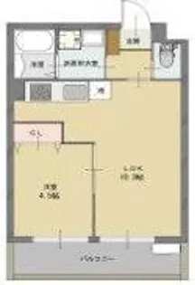 プレミール小野王子町【4階】の間取り