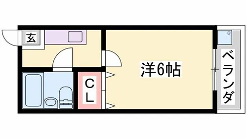 アルファ嬉野【219号室】の間取り