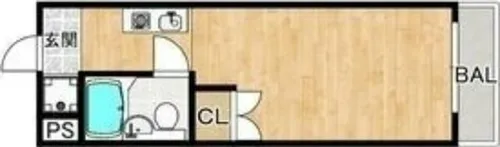 ロイヤルエスペラントオクノ【3階】の間取り