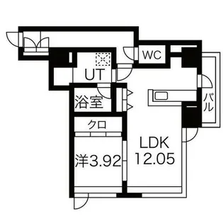 桂和レジデンス裏参道【4階】の間取り
