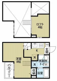 Luna Piena(ルーナピエナ)【1階】の間取り