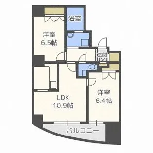 Aden宮の森【7階】の間取り