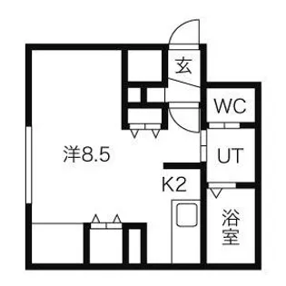 ピクシーガーデン資生館【3階】の間取り