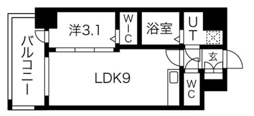 エスグランデ難波グランツ【2階】の間取り