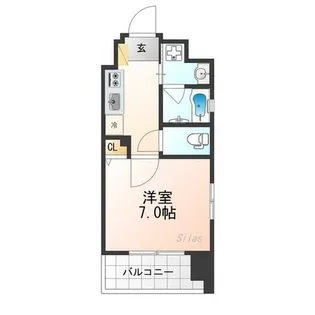 ベラジオレガシー京都西七条【6階】の間取り