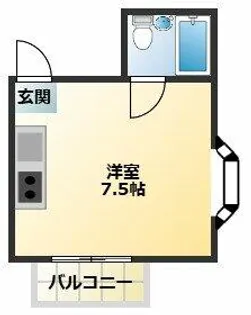 プレアール背戸口【3階】の間取り