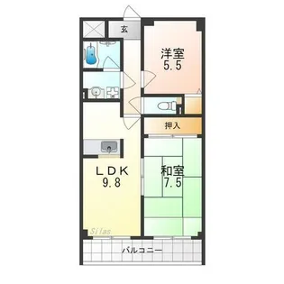 サンクレスト28【3階】の間取り