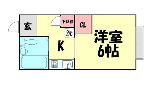 メゾンドフォーレ【1階】の間取り