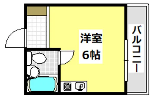 清和ハイツ【2階】の間取り