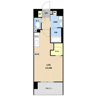 LIBTH空港通り【6階】の間取り