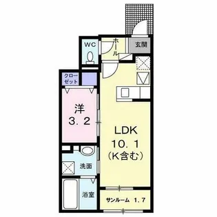 オルタンシア【1階】の間取り