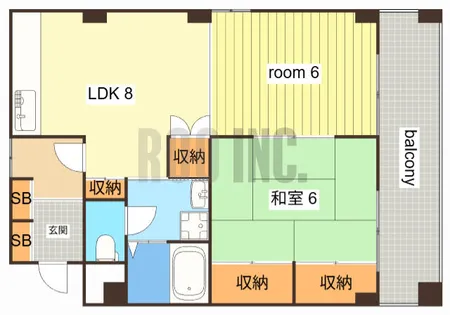 SKハウジング【4階】の間取り