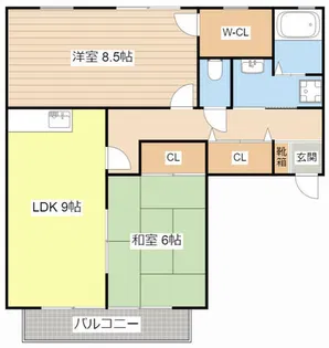 アウローラドムス【201号室】の間取り
