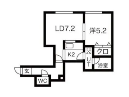 エクセレント23【2階】の間取り