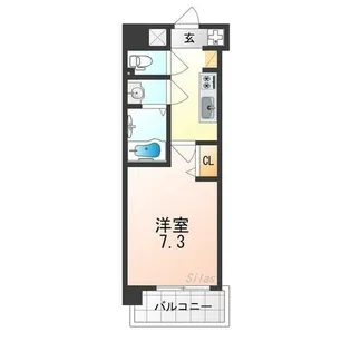 フォーリアライズ北三国ヶ丘【6階】の間取り