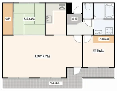 ラブリー姫路手柄山【507号室】の間取り
