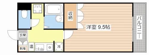 RACOON D1【407号室】の間取り