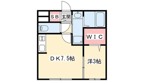 ララしらはま【103号室】の間取り