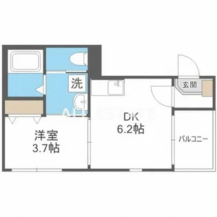 FeliceRoccoShojihigashi【2階】の間取り