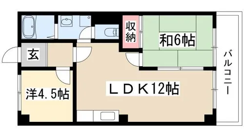 柴昭ハイツ【403号室】の間取り