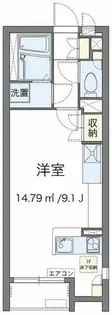 レオネクストリッツ美園【104号室】の間取り