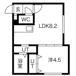 リヴィエールS10【4階】の間取り