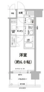 エスリード天王寺町北【9階】の間取り