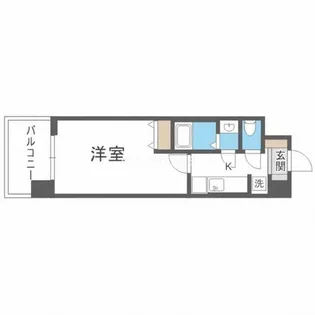 スプランディッド京橋EAST【8階】の間取り