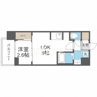 セレニテ本町東リアン【3階】の間取り