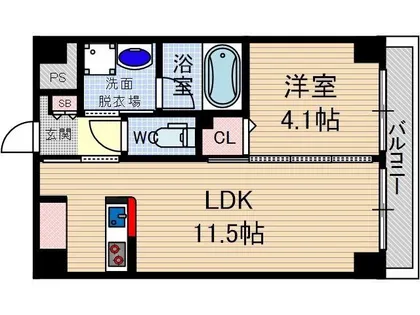 エール茨木本町【2階】の間取り