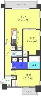 ヴォーネン円山裏参道【2階】の間取り