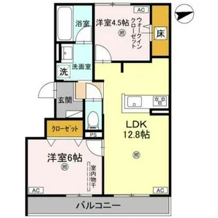 D-residence荘園A【3階】の間取り
