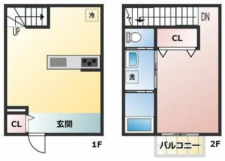 Bleu Brun【1階】の間取り