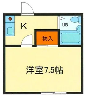 赤坂コーポ【1階】の間取り