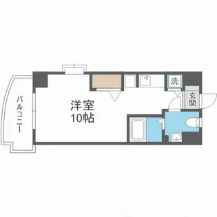 キララ天神北【4階】の間取り