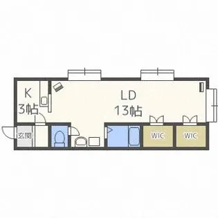 プラザN12【2階】の間取り