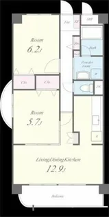 リヴィエール【2階】の間取り