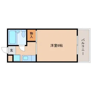 山手ダイヤハイツ【6階】の間取り