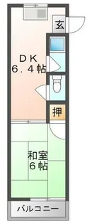 ダイヤコーポ【2階】の間取り