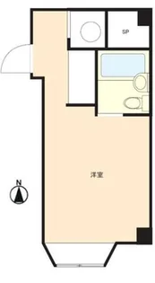 ハイツワールド【1-D号室】の間取り