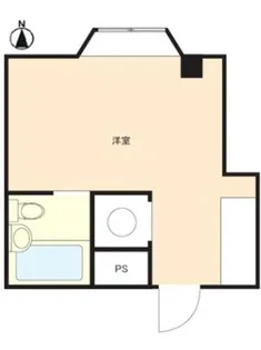 ハイツワールド【1-H号室】の間取り