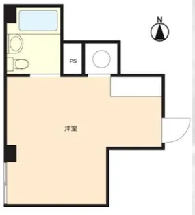 ハイツワールド【4-J号室】の間取り