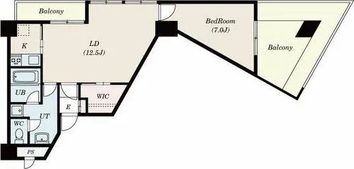 S-FORT乙川【4階】の間取り