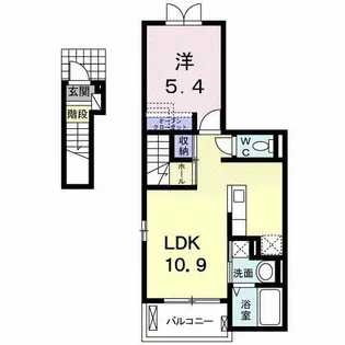 シオン【2階】の間取り