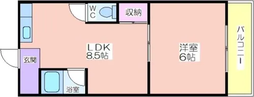 マンションエクセル【1階】の間取り