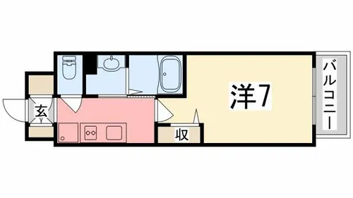 Luxe姫路【904号室】の間取り