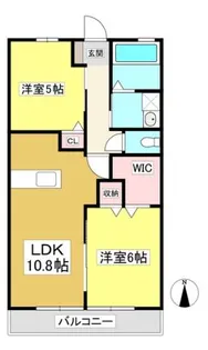 グランデイジ栄Ⅱ【1階】の間取り