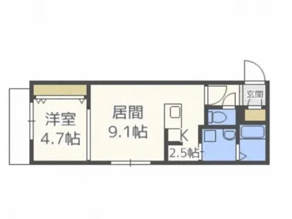 シャルルブラン【2階】の間取り